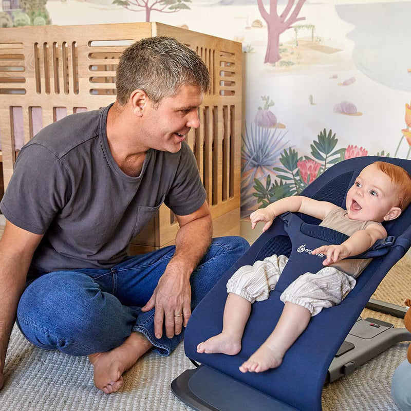 Ergobaby Evolve Baby Bouncer - Midnight Blue