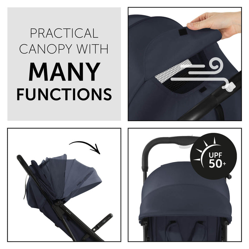 Hauck Travel N Care Stroller - Navy Blue