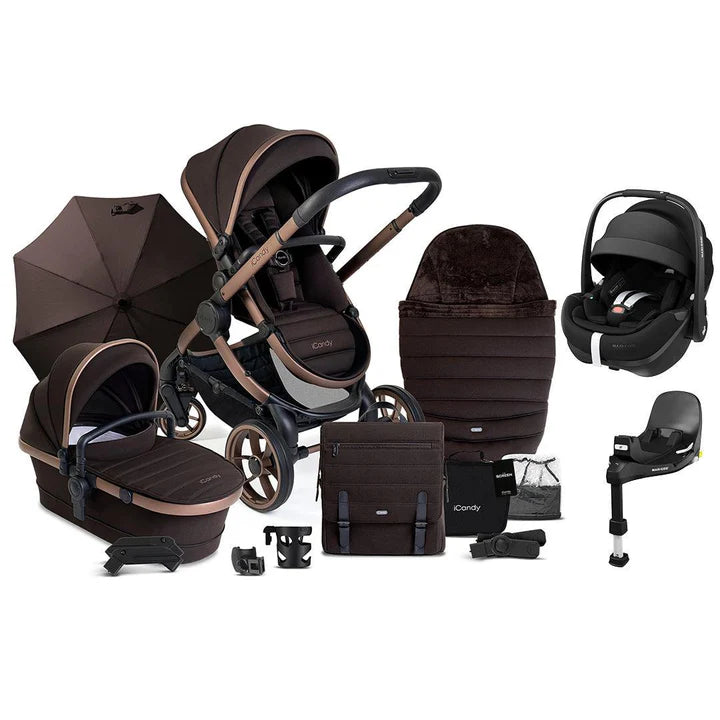iCandy Peach 7 Complete Travel System with Pebble 360 Pro 2 - Pecan