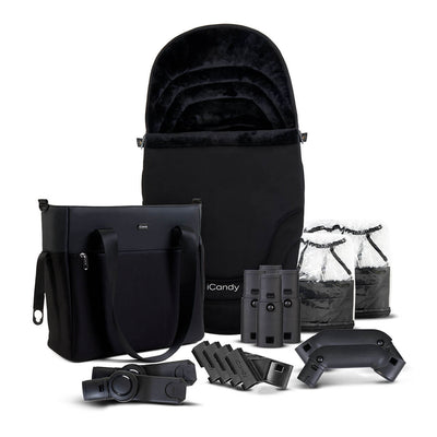 iCandy Orange 4 Twin Pushchair Bundle - Latte