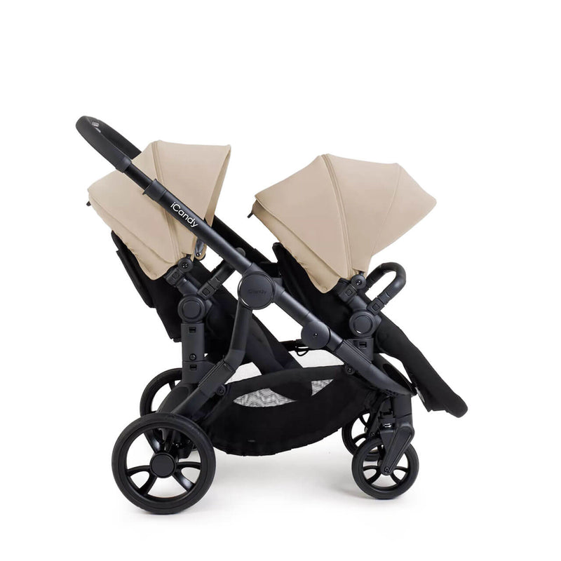 iCandy Orange 4 Twin Pushchair Bundle - Latte