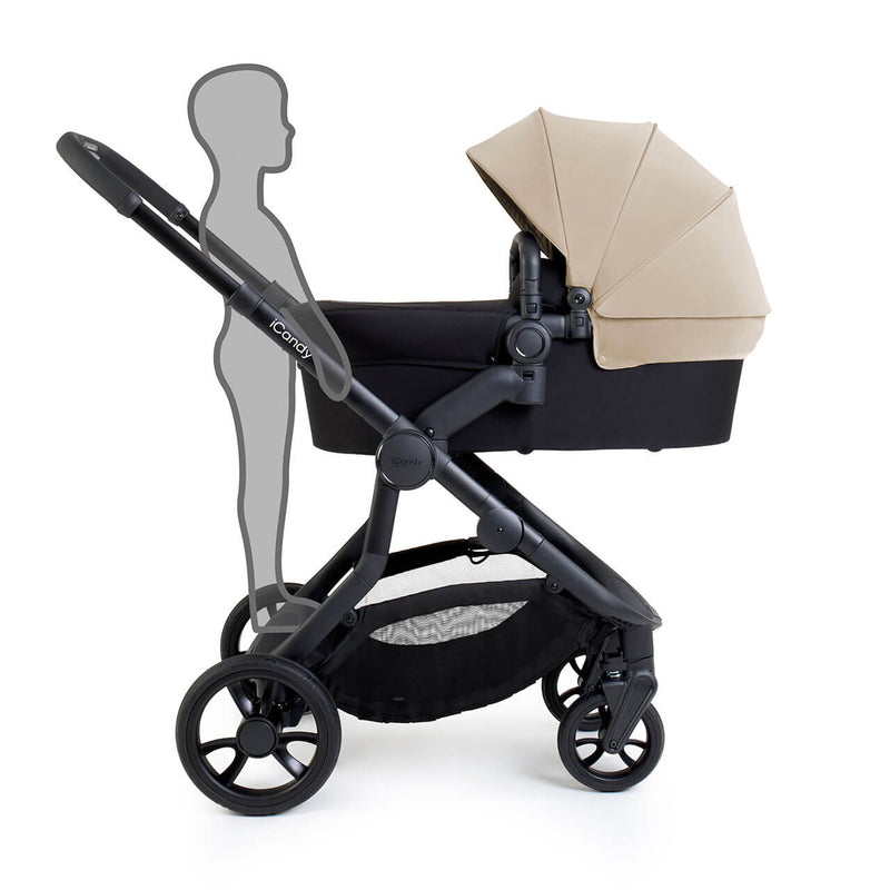 iCandy Orange 4 Twin Pushchair Bundle - Latte