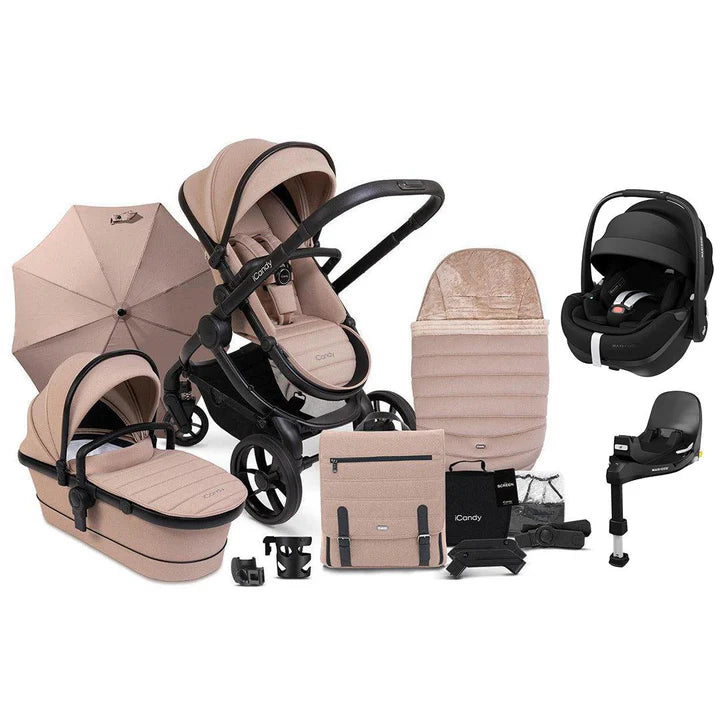 iCandy Peach 7 Complete Travel System with Pebble 360 Pro 2 - Cookie