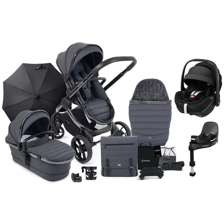 iCandy Peach 7 Complete Travel System with Pebble 360 Pro 2 - Grey