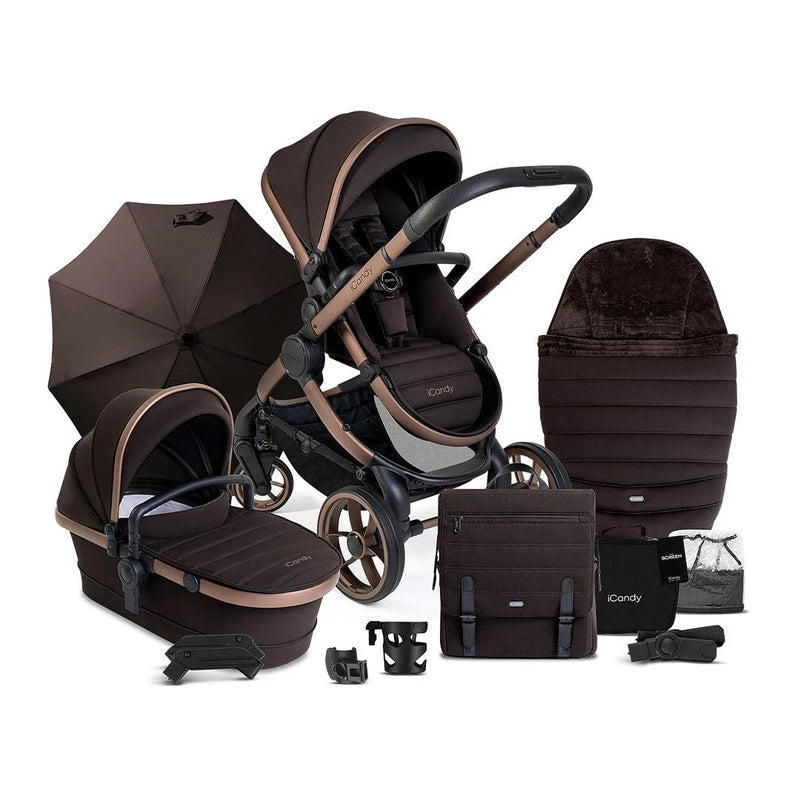 iCandy Peach 7 Pushchair & Carrycot - Complete Bundle - Pecan