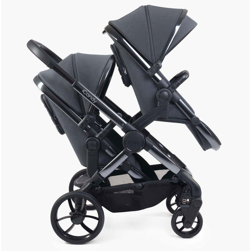 iCandy Peach 7 Twin Complete Bundle in Dark Grey