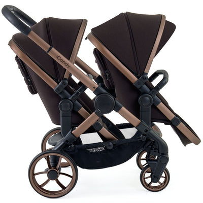 iCandy Peach 7 Twin Complete Bundle in Pecan