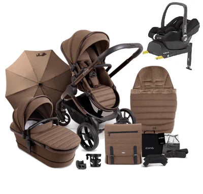 iCandy Peach 7 Maxi Cosi Cabriofix i-Size Travel System Bundle - Coco