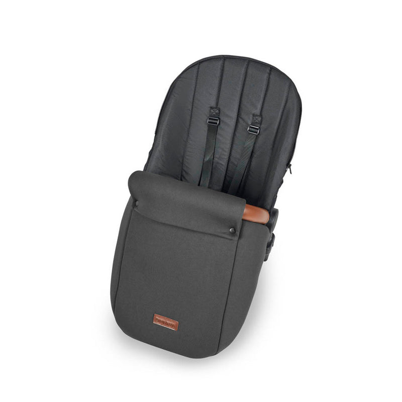 Ickle Bubba Stomp Luxe Cirrus Travel System - Black/Charcoal Grey/Tan