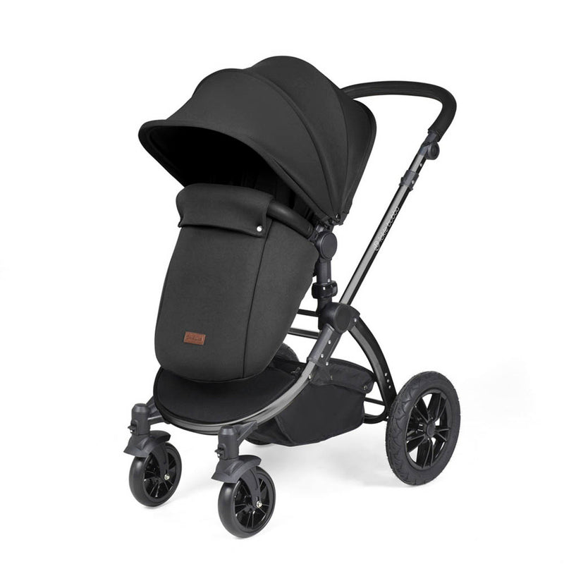 Ickle Bubba Stomp Luxe Cirrus Travel System - Black/Midnight/Black