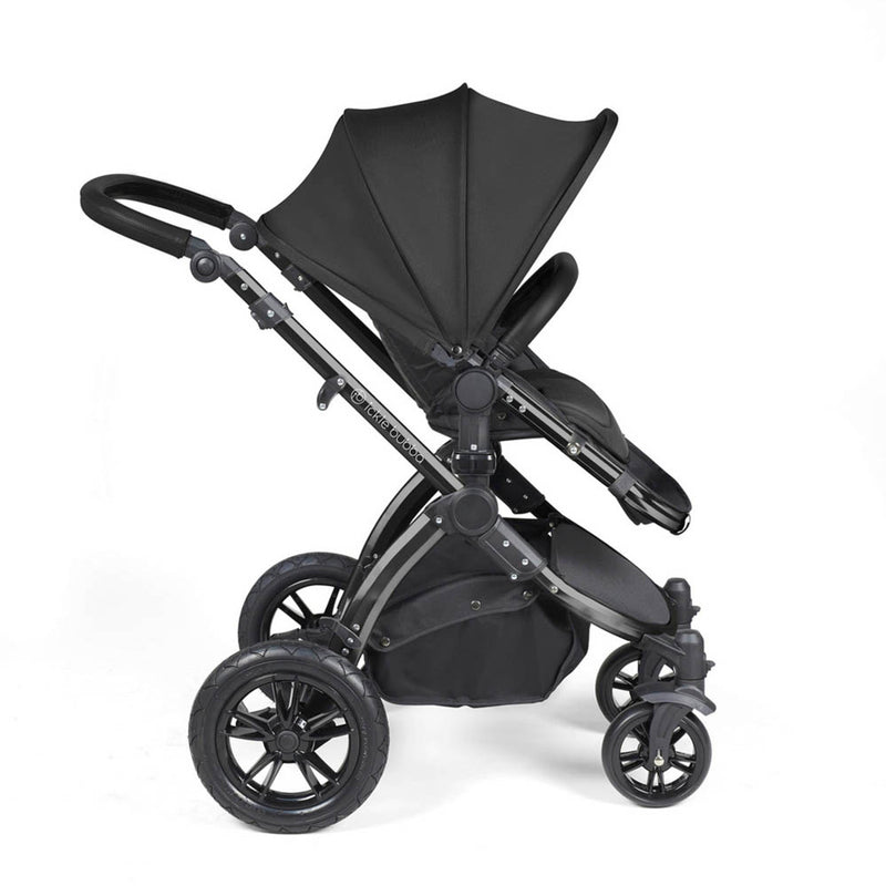 Ickle Bubba Stomp Luxe Cirrus Travel System - Black/Midnight/Black