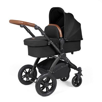 Ickle Bubba Stomp Luxe Cirrus Travel System - Black/Midnight/Tan