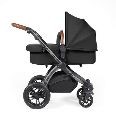 Ickle Bubba Stomp Luxe Cirrus Travel System - Black/Midnight/Tan
