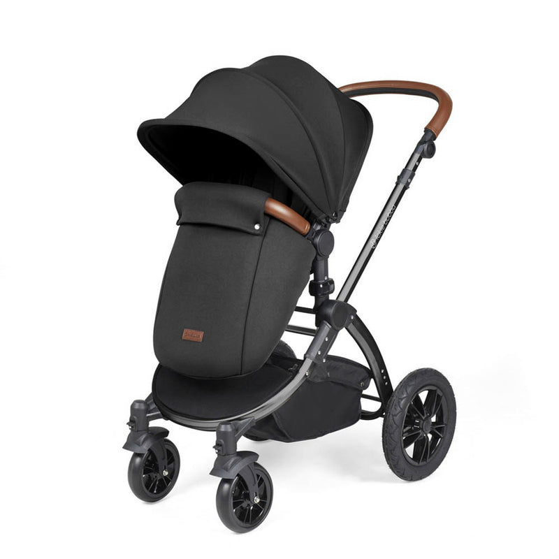 Ickle Bubba Stomp Luxe Cirrus Travel System - Black/Midnight/Tan