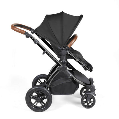 Ickle Bubba Stomp Luxe Cirrus Travel System - Black/Midnight/Tan