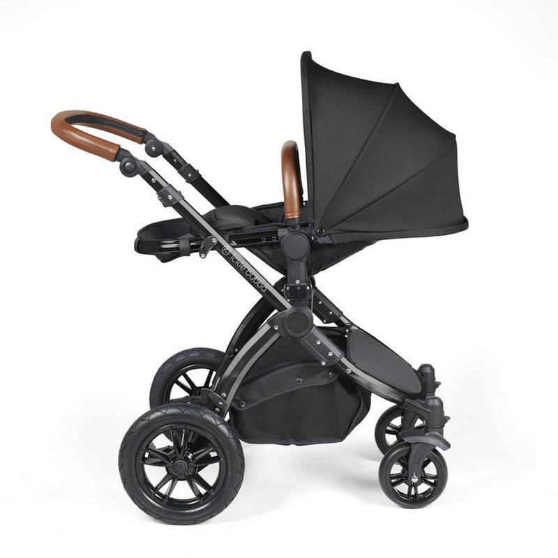 Ickle Bubba Stomp Luxe Cirrus Travel System - Black/Midnight/Tan