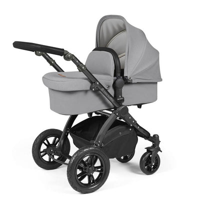 Ickle Bubba Stomp Luxe Cirrus Travel System - Black/Pearl Grey/Black