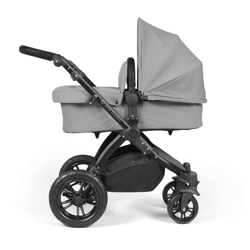 Ickle Bubba Stomp Luxe Cirrus Travel System - Black/Pearl Grey/Black