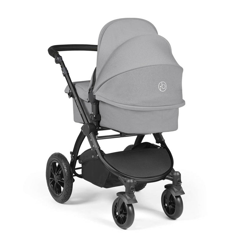 Ickle Bubba Stomp Luxe Cirrus Travel System - Black/Pearl Grey/Black