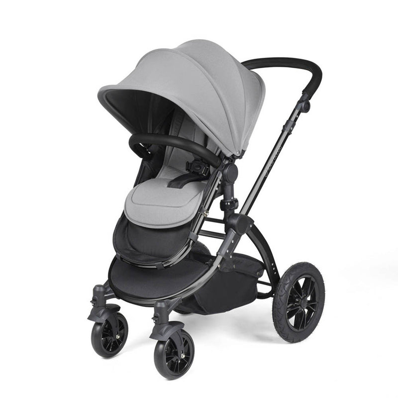 Ickle Bubba Stomp Luxe Cirrus Travel System - Black/Pearl Grey/Black