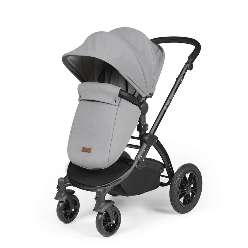 Ickle Bubba Stomp Luxe Cirrus Travel System - Black/Pearl Grey/Black