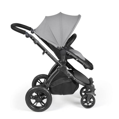 Ickle Bubba Stomp Luxe Cirrus Travel System - Black/Pearl Grey/Black