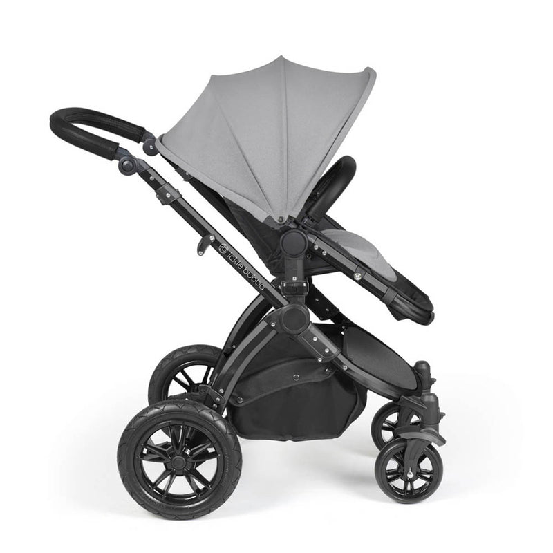 Ickle Bubba Stomp Luxe Cirrus Travel System - Black/Pearl Grey/Black