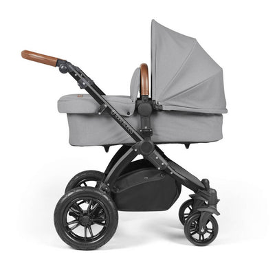 Ickle Bubba Stomp Luxe Cirrus Travel System - Black/Pearl Grey/Tan
