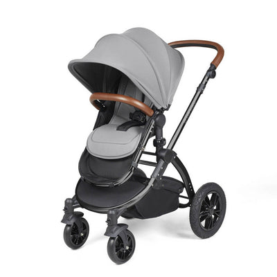 Ickle Bubba Stomp Luxe Cirrus Travel System - Black/Pearl Grey/Tan
