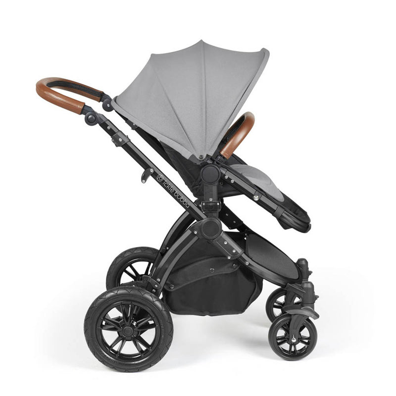 Ickle Bubba Stomp Luxe Cirrus Travel System - Black/Pearl Grey/Tan