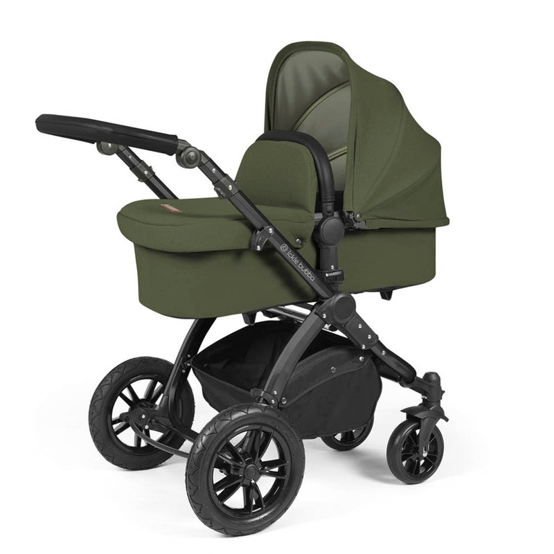 Ickle Bubba Stomp Luxe Cirrus Travel System - Black/Woodland/Black