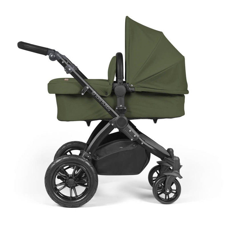 Ickle Bubba Stomp Luxe Cirrus Travel System - Black/Woodland/Black