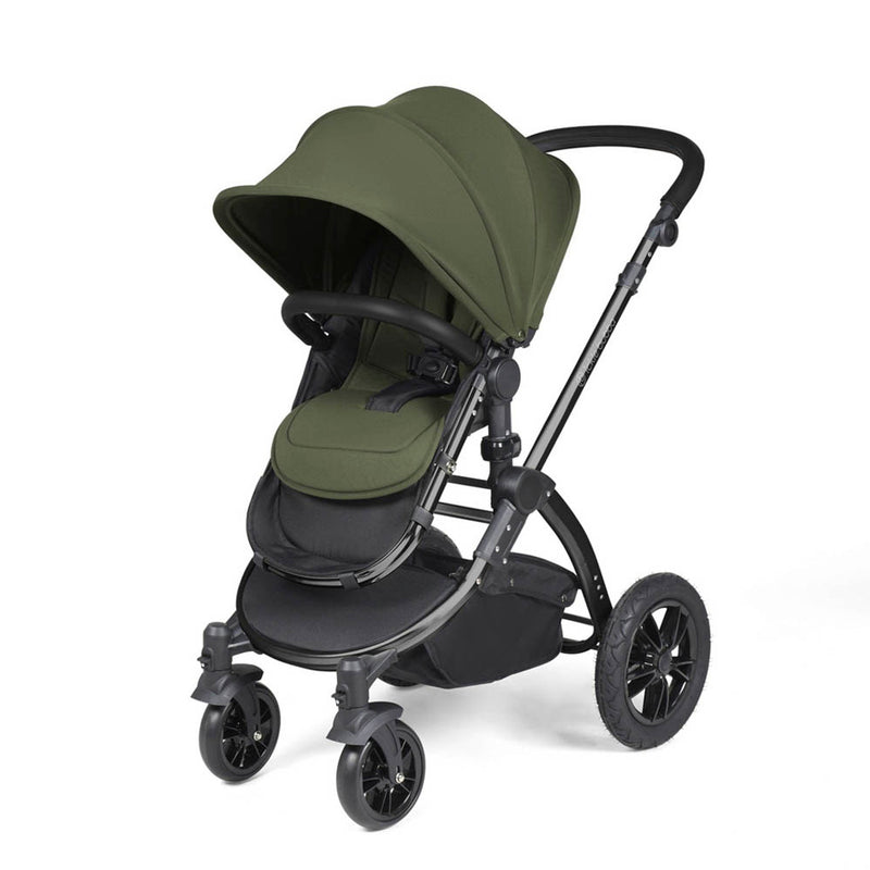 Ickle Bubba Stomp Luxe Cirrus Travel System - Black/Woodland/Black