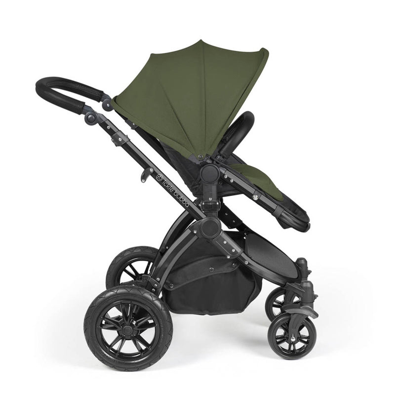 Ickle Bubba Stomp Luxe Cirrus Travel System - Black/Woodland/Black