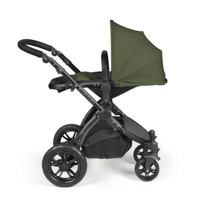 Ickle Bubba Stomp Luxe Cirrus Travel System - Black/Woodland/Black