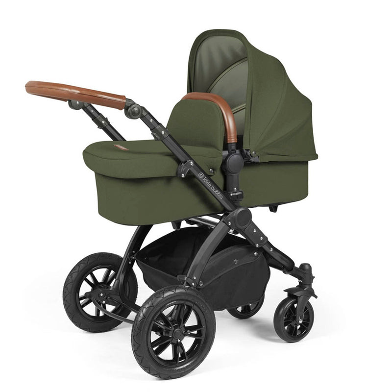 Ickle Bubba Stomp Luxe Cirrus Travel System - Black/Woodland/Tan