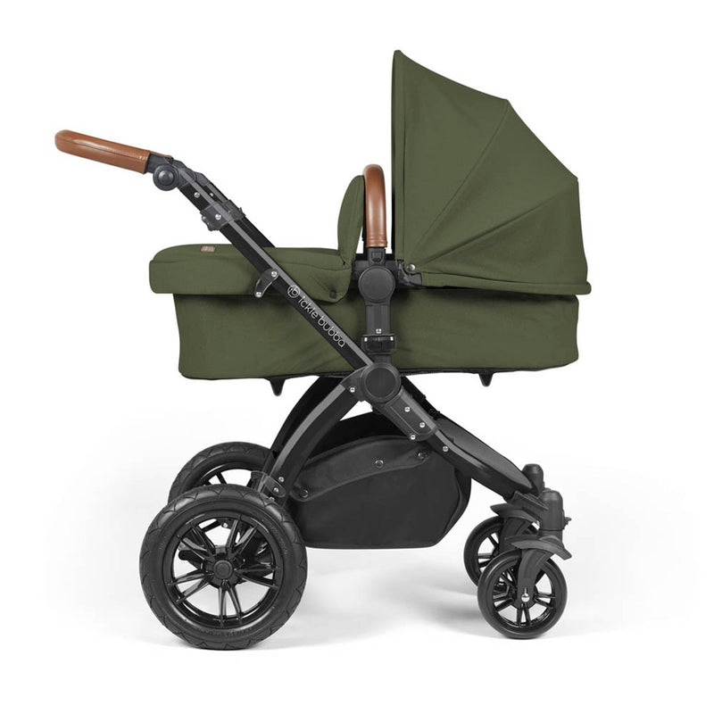 Ickle Bubba Stomp Luxe Cirrus Travel System - Black/Woodland/Tan