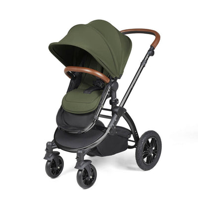 Ickle Bubba Stomp Luxe Cirrus Travel System - Black/Woodland/Tan