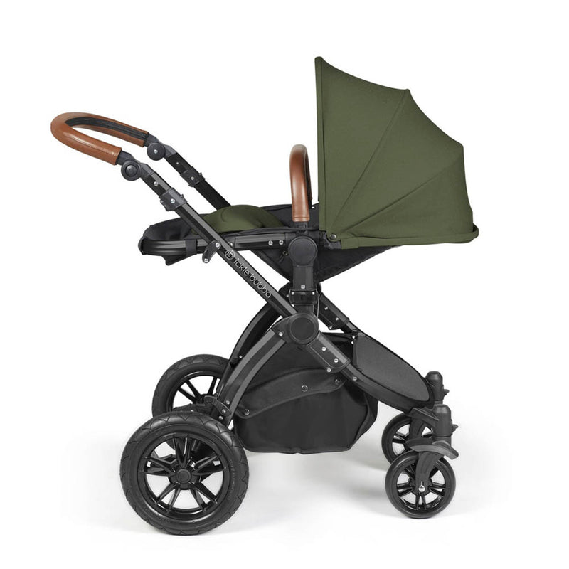 Ickle Bubba Stomp Luxe Cirrus Travel System - Black/Woodland/Tan