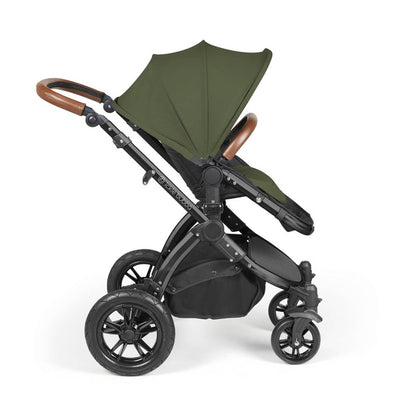 Ickle Bubba Stomp Luxe Cirrus Travel System - Black/Woodland/Tan