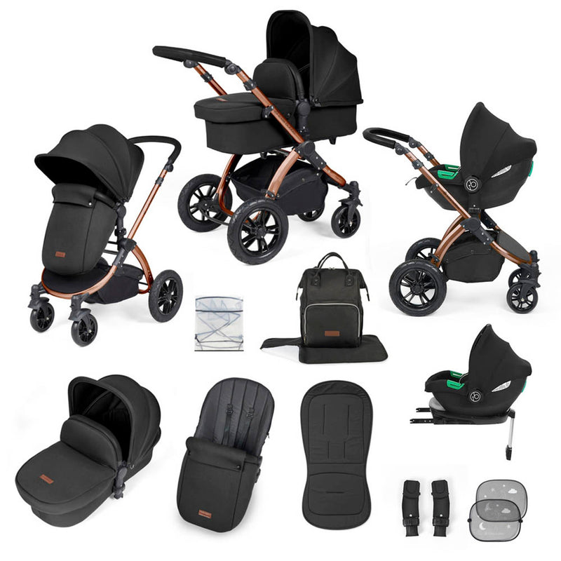 Ickle Bubba Stomp Luxe Cirrus Travel System - Bronze/Midnight/Black