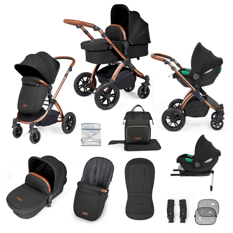 Ickle Bubba Stomp Luxe Cirrus Travel System - Bronze/Midnight/Tan