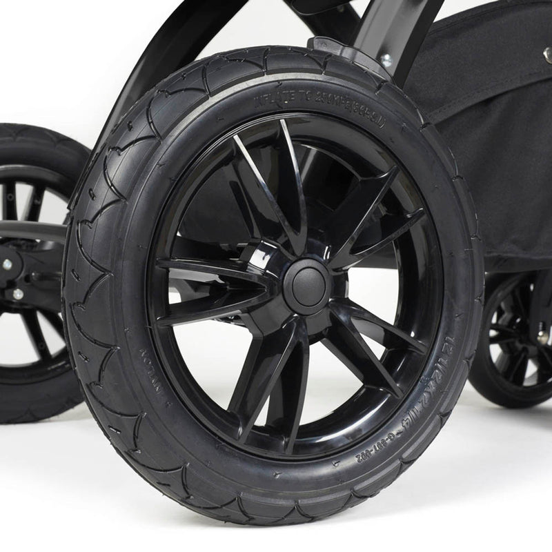 Ickle Bubba Stomp Luxe Cirrus Travel System - Black/Charcoal Grey/Black