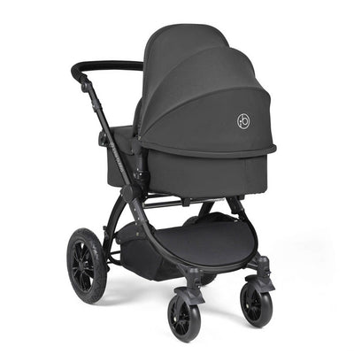 Ickle Bubba Stomp Luxe Cirrus Travel System - Black/Charcoal Grey/Black