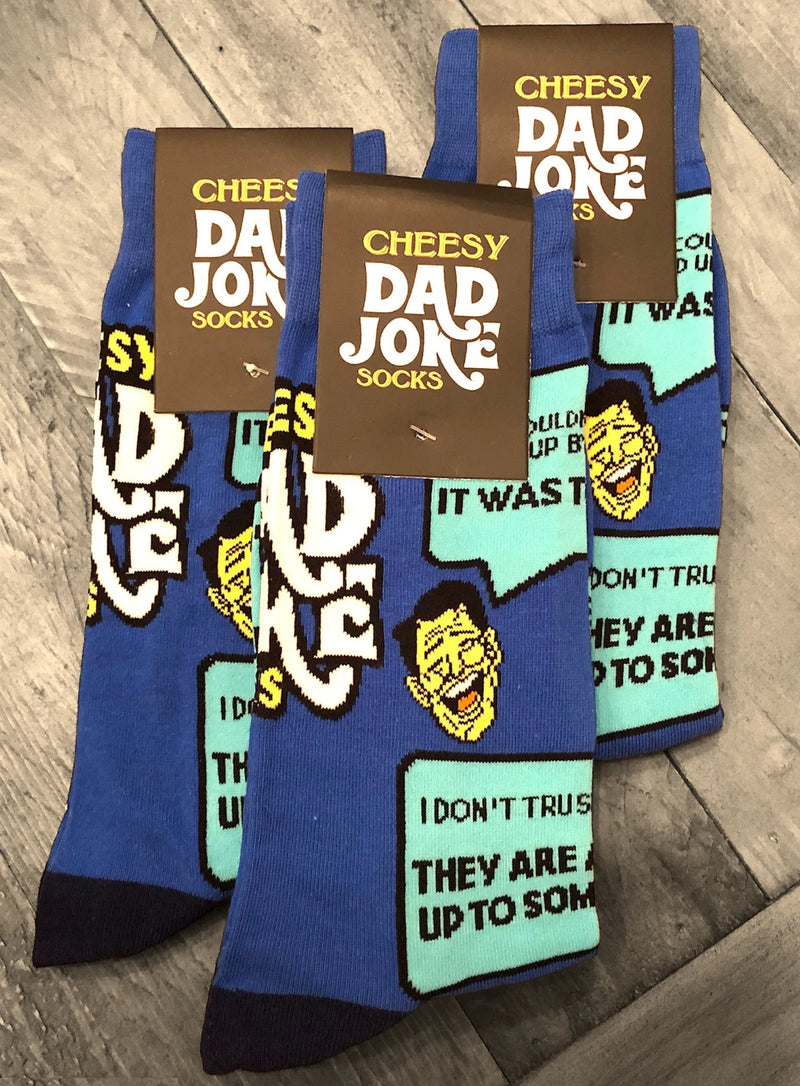Cheesy Dad Joke Sock - Christmas Gift