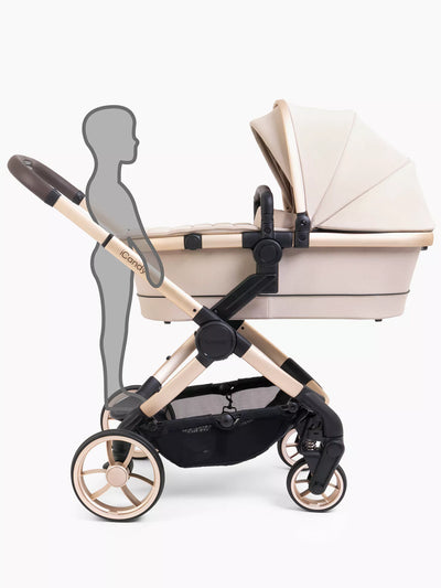 iCandy Peach 7 Pushchair & Carrycot - Biscotti- Complete Bundle