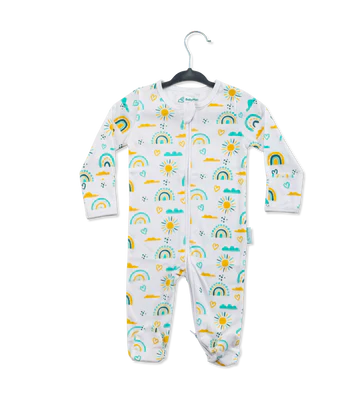 BabyMac - Organic Cotton Sleepsuit - Rainbow