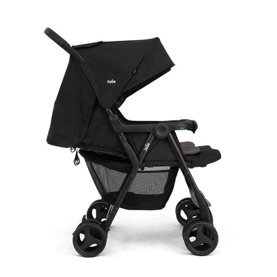Joie Aire Twin Stroller – Shale - with reversible liners