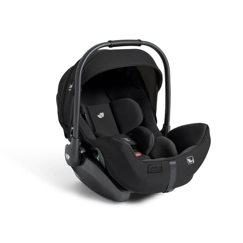 Joie Finiti infant carrier in black with ergonomic design and carry handle