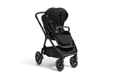 Joie Finiti black 4in1 multi-tasking pram with adjustable seat and storage basket